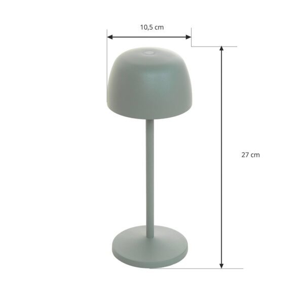 Lindby Nabíjecí stolní lampa Arietty LED