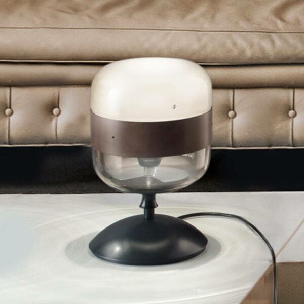Vistosi Designová stolní lampa Futura sklo Murano