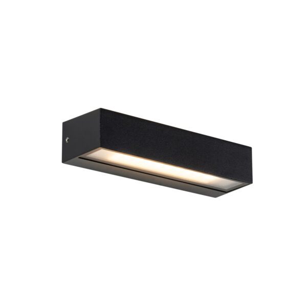 Moderní nástěnné svítidlo černé včetně LED