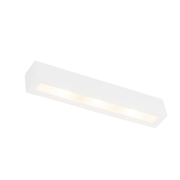 Moderní nástěnné svítidlo bílé 3 -světlo
