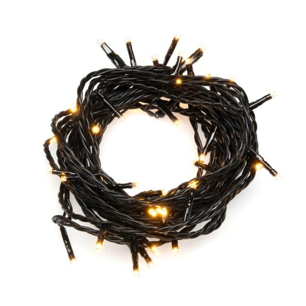 Konstsmide Christmas LED světelný řetěz venkovní 200 černá/teplá