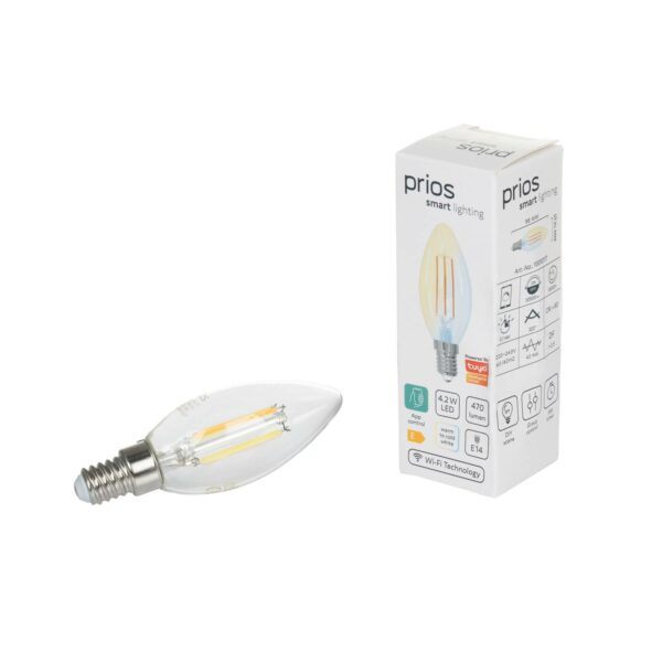 PRIOS Prios LED svíčka E14 4