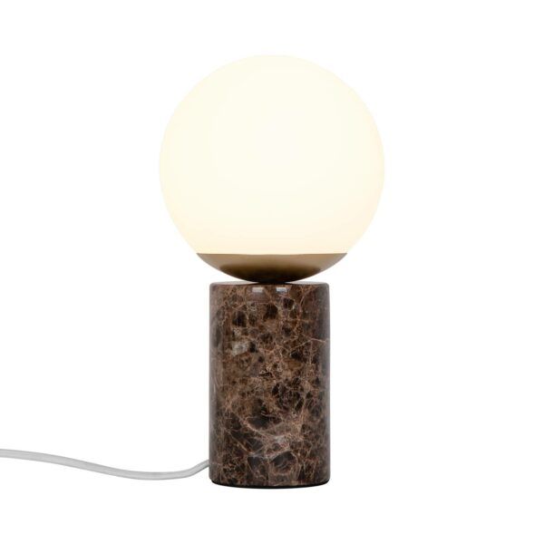 Nordlux Stolní lampa Lilly Marble podstavec mramor